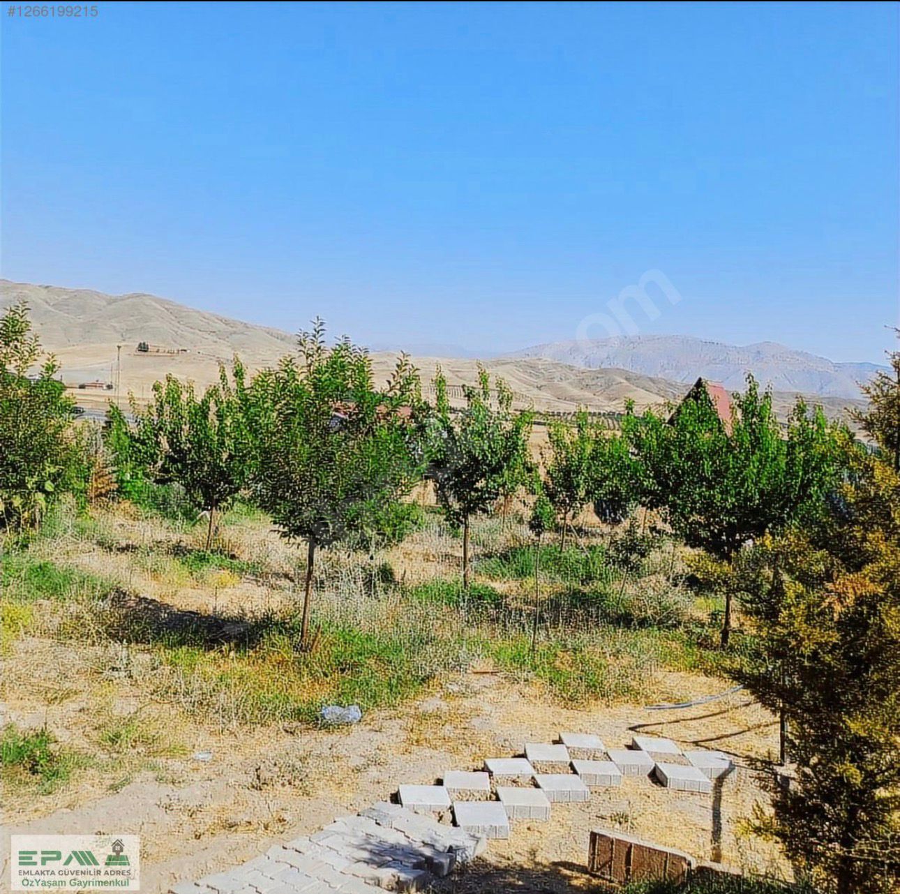 EPA ÖZ YAŞAM GAYRİMENKUL KALE YOLU ÜZERİNDE SATILIK 500 M2 BAHÇE